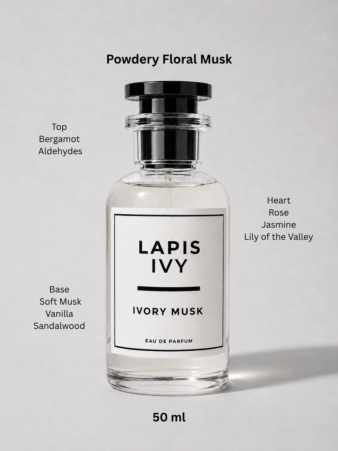 Ivory Musk Eau de Parfum - 50ml